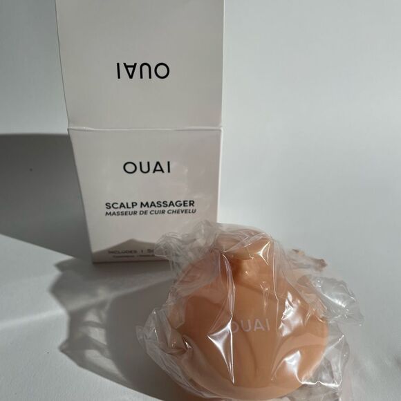 New Ouai Scalp Massager - Peach - Picture 2 of 4